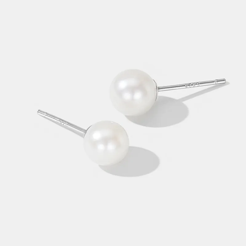 UNG Pearl Stud Earrings Women's-2