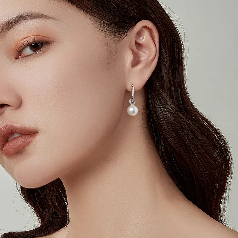 UNG S925 Silver Earrings Women's-5