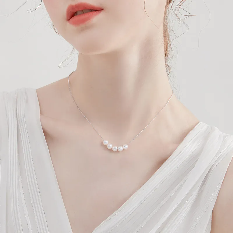 UNG Pearl Necklaces Women's-5