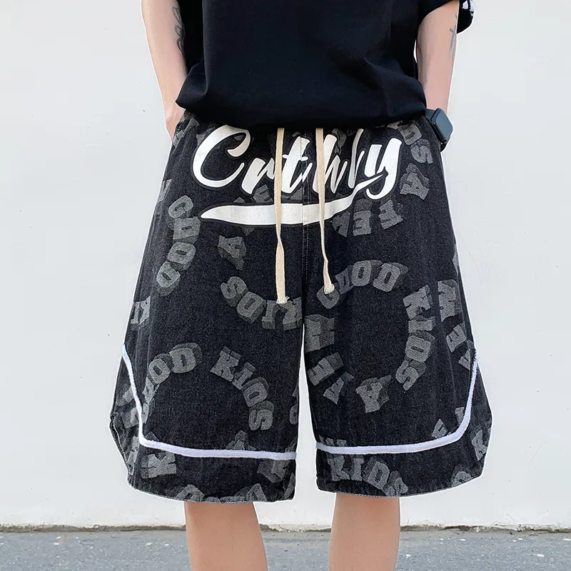 TESTUNG Classic Denim Shorts Unisex-8