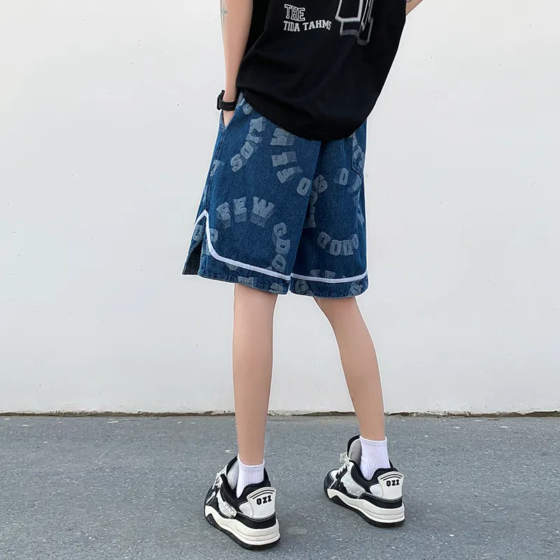 TESTUNG Classic Denim Shorts Unisex-15