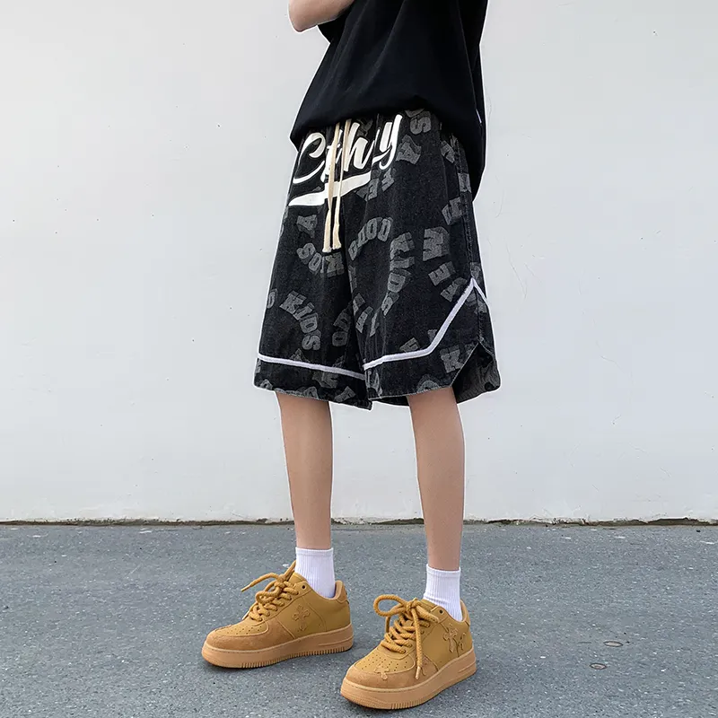 TESTUNG Classic Denim Shorts Unisex-7