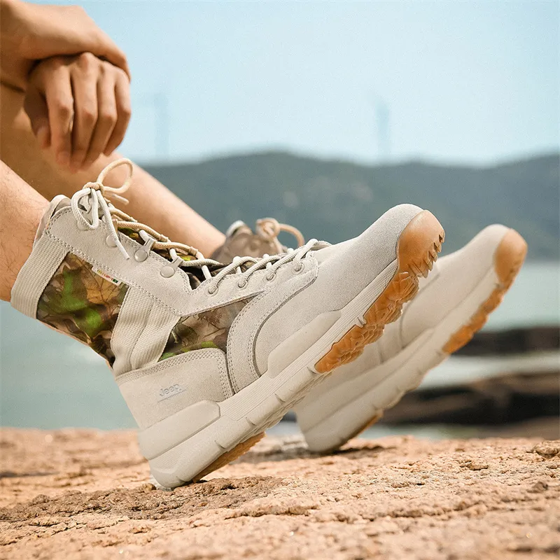 Jeep Outdoor Boots Unisex Camouflage-16