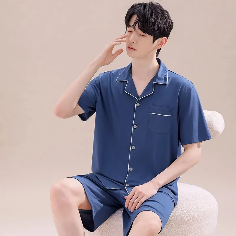 H YXIANG Men Pajama Sets-11