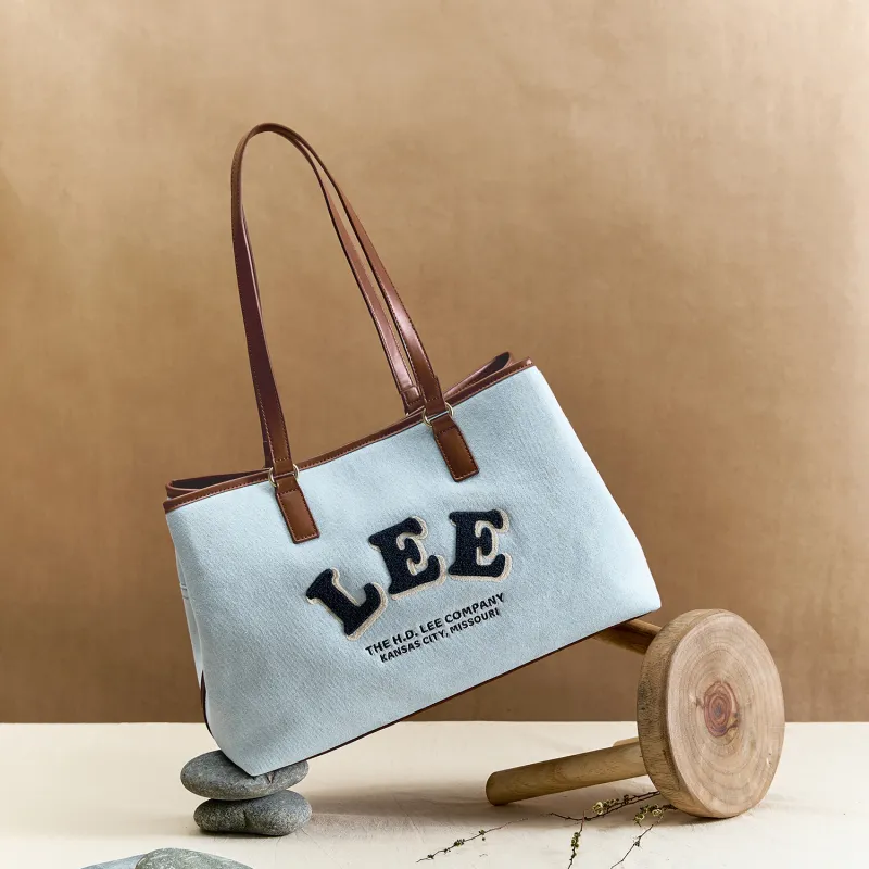 Lee Fabric Crossbody Handbag, Shoulder Bag Regular Women's Light Blue-7