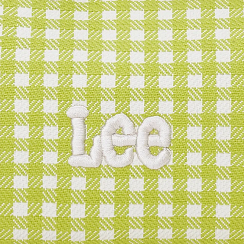 Lee Fabric Chinese Steamed Bun Bag, Handbag, Shoulder Bag, Crossbody Bag Large Size Women's Green Plaid-5