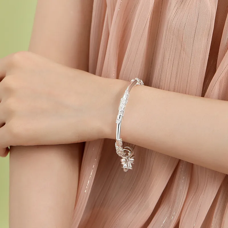 PARAS KORS S999 Fine Silver Bangles Women's-4
