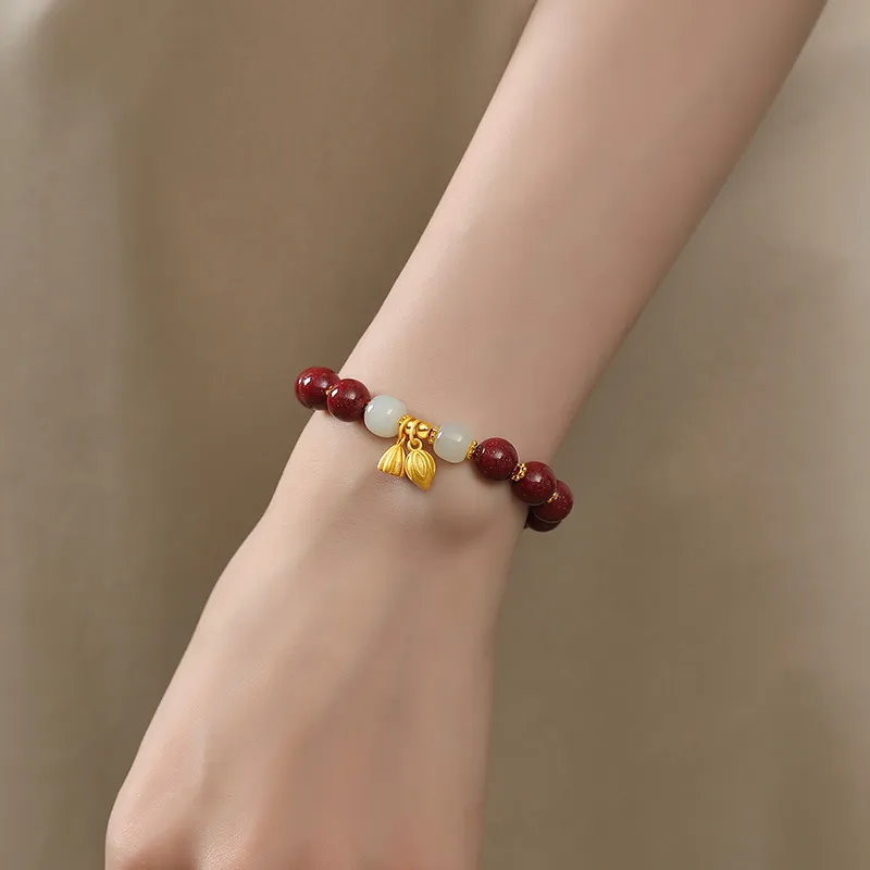 PARAS KORS Cinnabar Jade Bracelets Women's-5