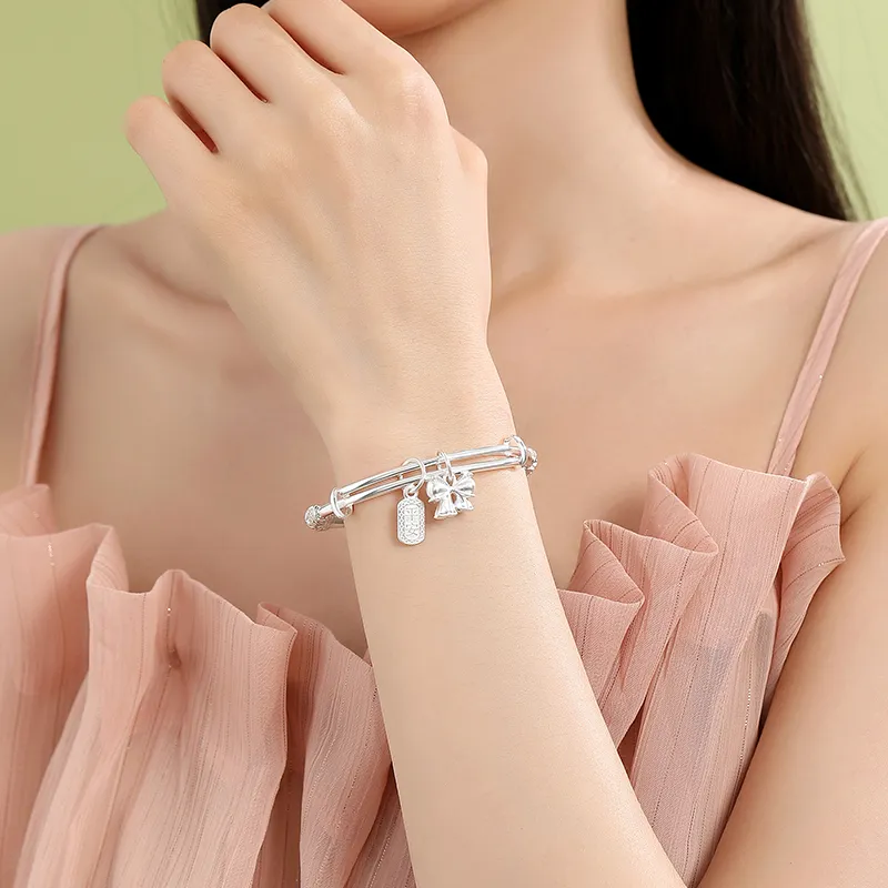 PARAS KORS S999 Fine Silver Bangles Women's-3