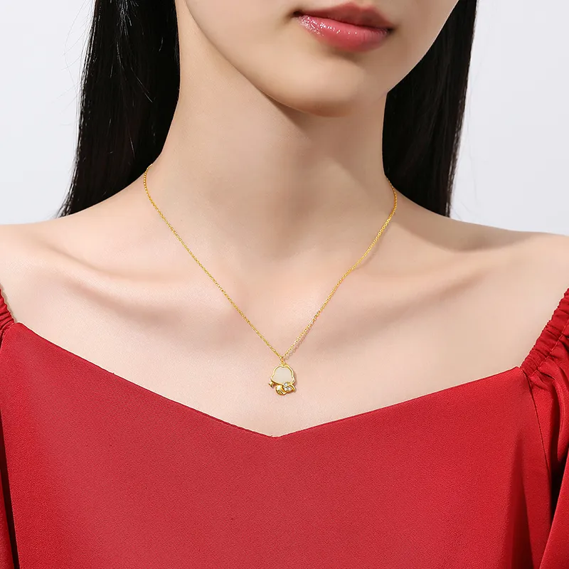 PARAS KORS Necklaces Yellow Jade Women's-5