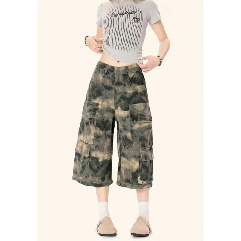 YIXIAOMO Cargo Pants Women's-13