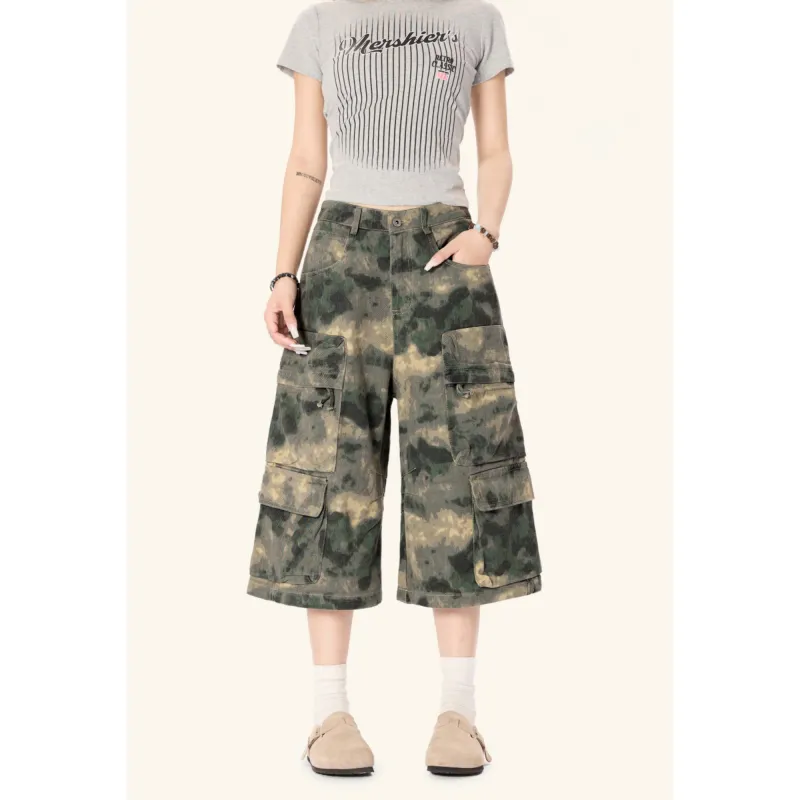 YIXIAOMO Cargo Pants Women's-11