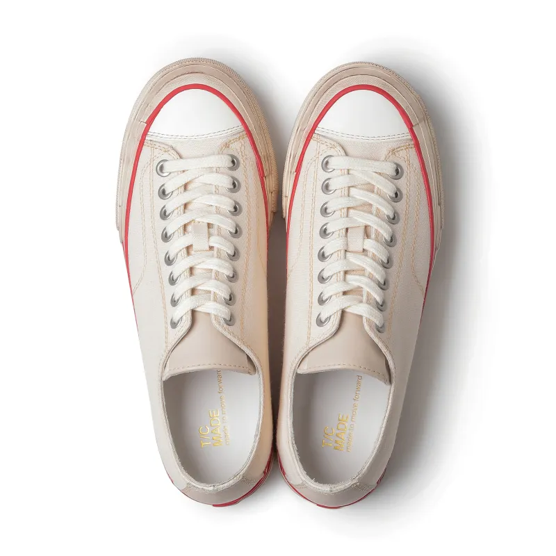 TC Tcmade 009D Low-Top Canvas Shoes Unisex White-3