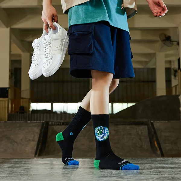 Stance x FEIQINXIONGDIDIANYING,LIANMINGKUAN Mid Calf Socks Unisex-2