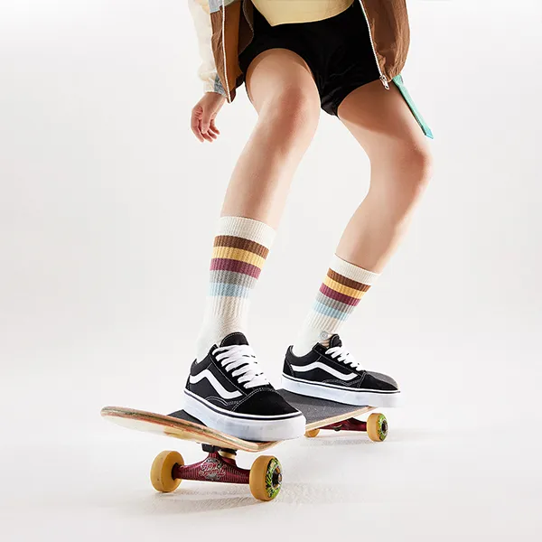 Stance Knee-High Socks Unisex Vintage White-2