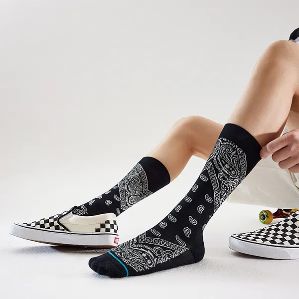 Stance Mid Calf Socks Unisex 1 Pack Black-2