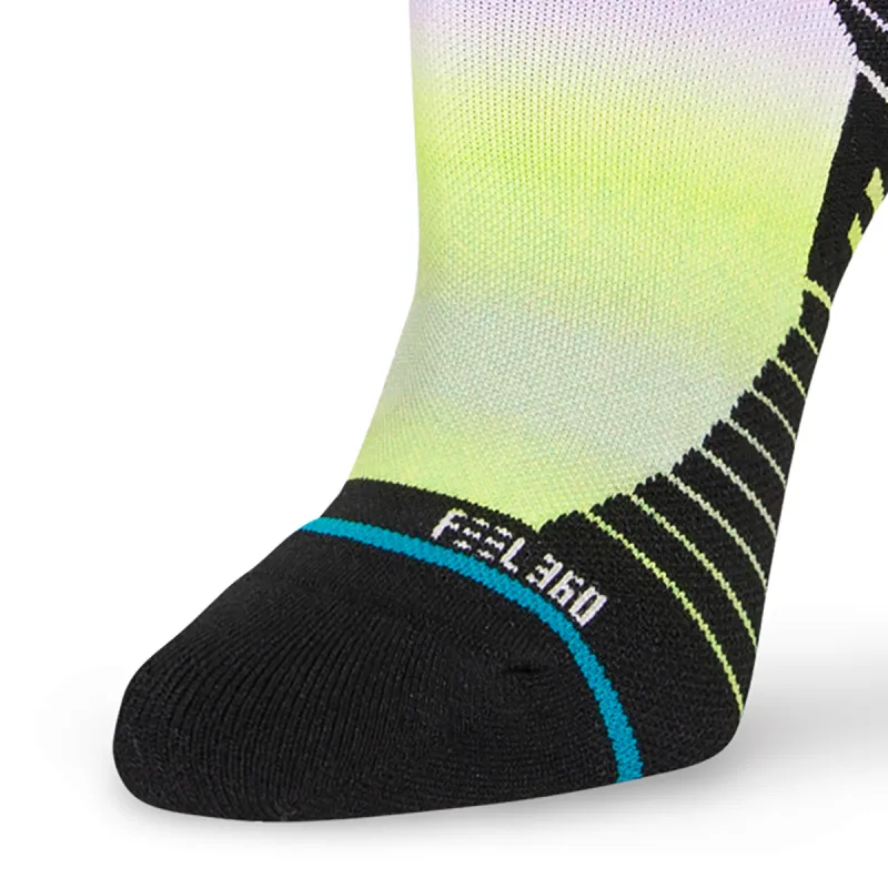Stance Mid Calf Socks Women's Light And Dark Stripes-5