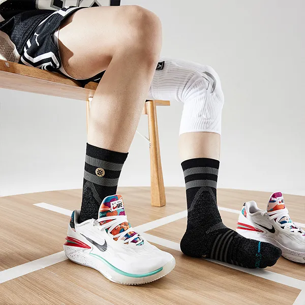 Stance Mid Calf Socks Unisex 1 Pack Graphite Black-3