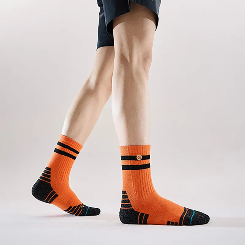 Stance Mid Calf Socks Unisex 1 Pack Orange-3