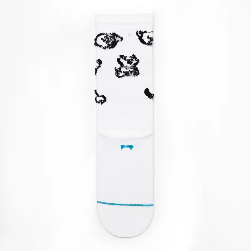 Stance Cycling Socks Unisex 1 Pack White-4