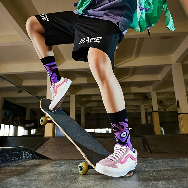 Stance x BAOLEIZHIYE Mid Calf Socks Unisex-3