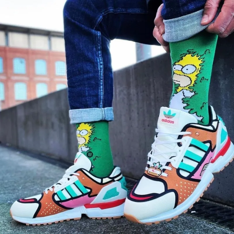 Stance x The Simpsons Mid Calf Socks Unisex Combo Set-4