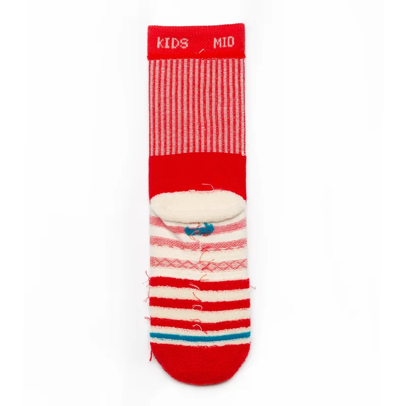 Stance Kids' Crew Socks Unisex 1 Pack Red-4