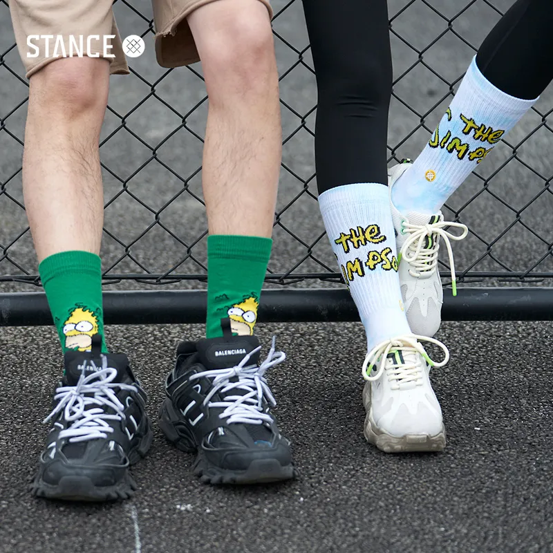 Stance x The Simpsons Mid Calf Socks Unisex Combo Set-18