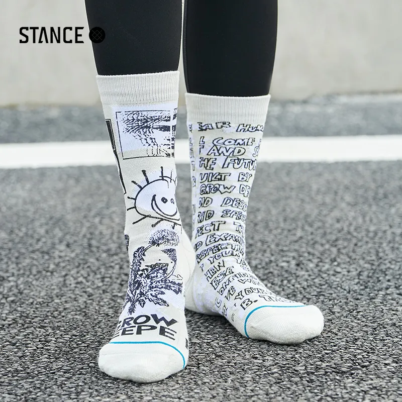 Stance x B.THOM Stance X B.THOM Co branded Series Mid Calf Socks Unisex Combo Set-8