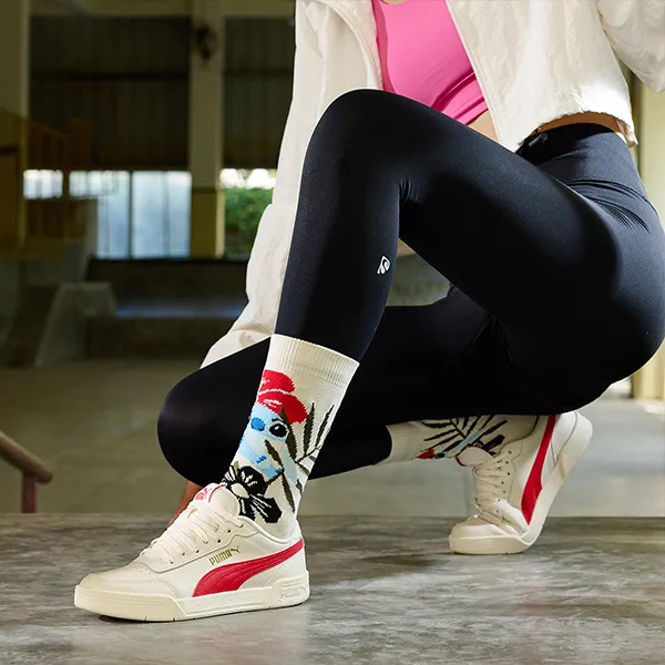 Stance x SHIDIZAI Knee High Socks Unisex 1 Pack Ecru-4