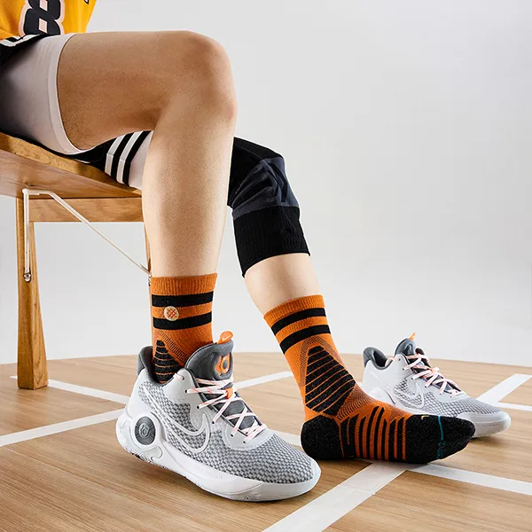 Stance Mid Calf Socks Unisex 1 Pack Nightfall Orange-2