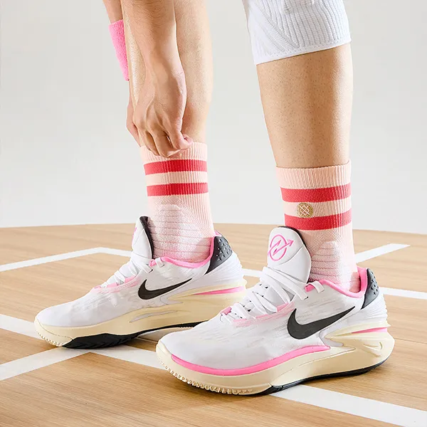 Stance Mid Calf Socks Unisex Cherry Blossom Pink-2