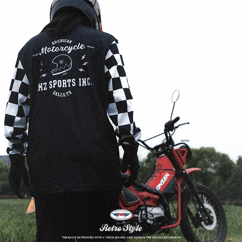 AMZ Biker Jacket Polyester Unisex Commute Motorcycle Touring Off-Road Racing-2