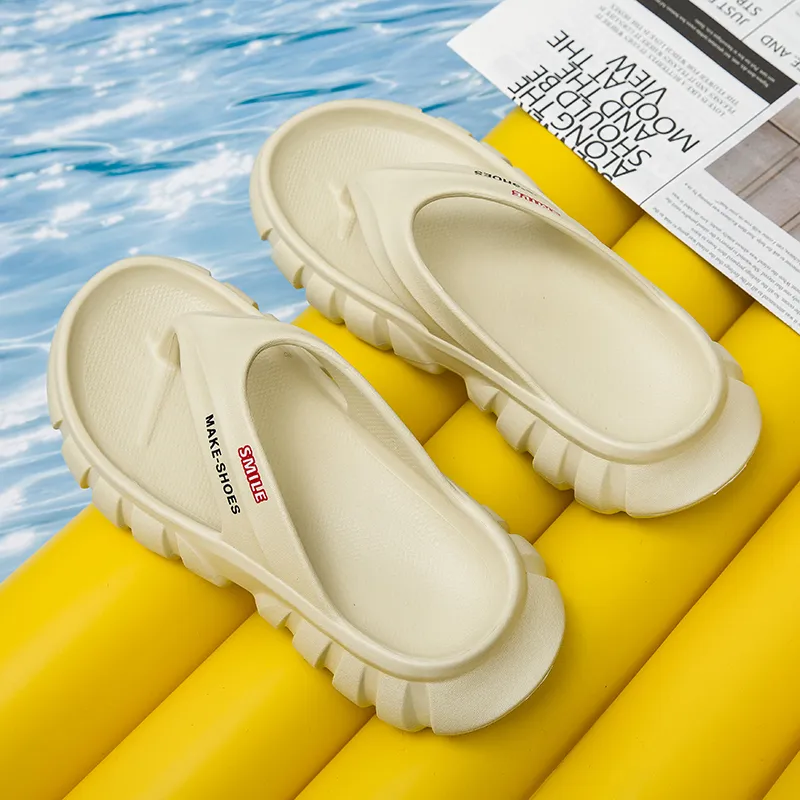 CariteSport EVA Quiet Odor Resistant Abrasion Resistant Slip Resistant Flip Flops Men's-7