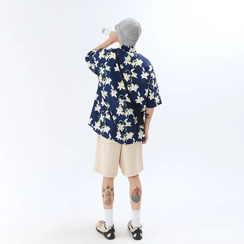 CariteSport Shirt Unisex Navy Blue Lily-4