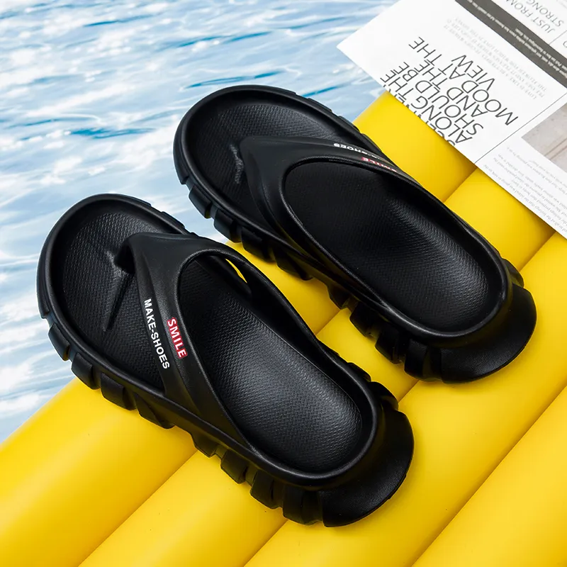 CariteSport EVA Quiet Odor Resistant Abrasion Resistant Slip Resistant Flip Flops Men's-1