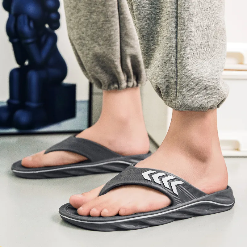 CariteSport EVA Quiet Odor-Resistant Abrasion-Resistant Slip-Resistant Quick-Drying Flip Flops Men's-11