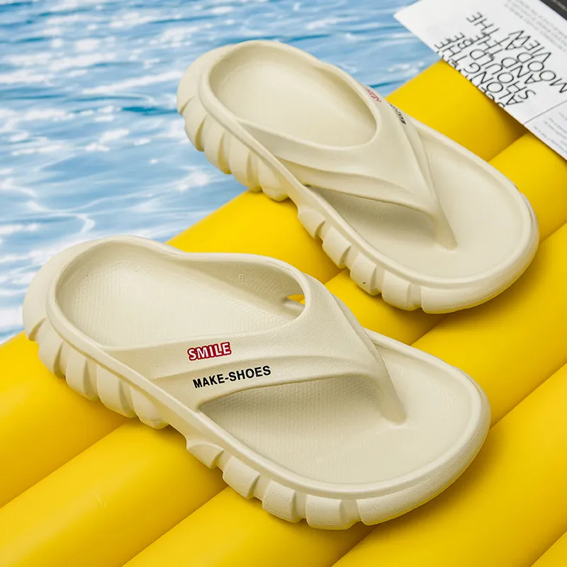 CariteSport EVA Quiet Odor Resistant Abrasion Resistant Slip Resistant Flip Flops Men's-8
