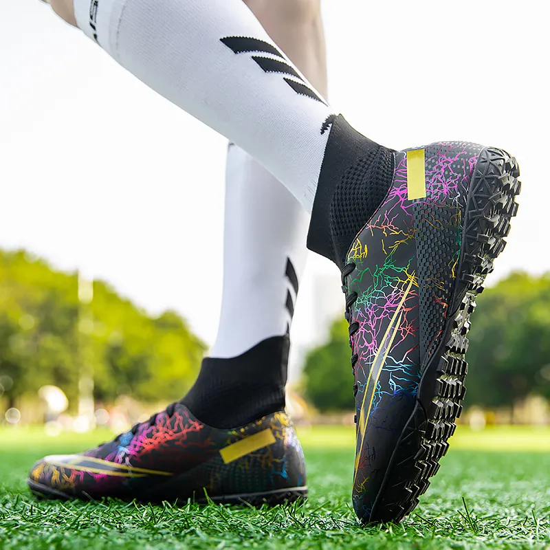 CariteSport Cushioning Wear Resistant Soccer Shoes Unisex-17