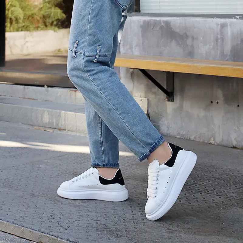 CariteSport Minimalist Style Versatile White Sneakers Abrasion-Resistant Low-Top Casual Shoes Unisex-8