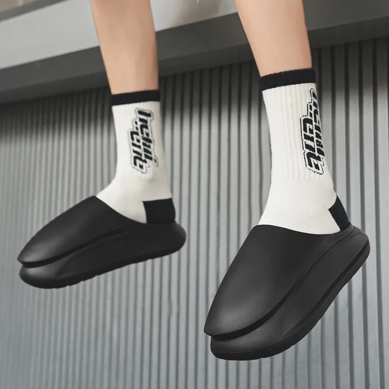 CariteSport EVA Quiet Odor Resistant Abrasion Resistant Slip Resistant Closed Toe Slippers Unisex-14