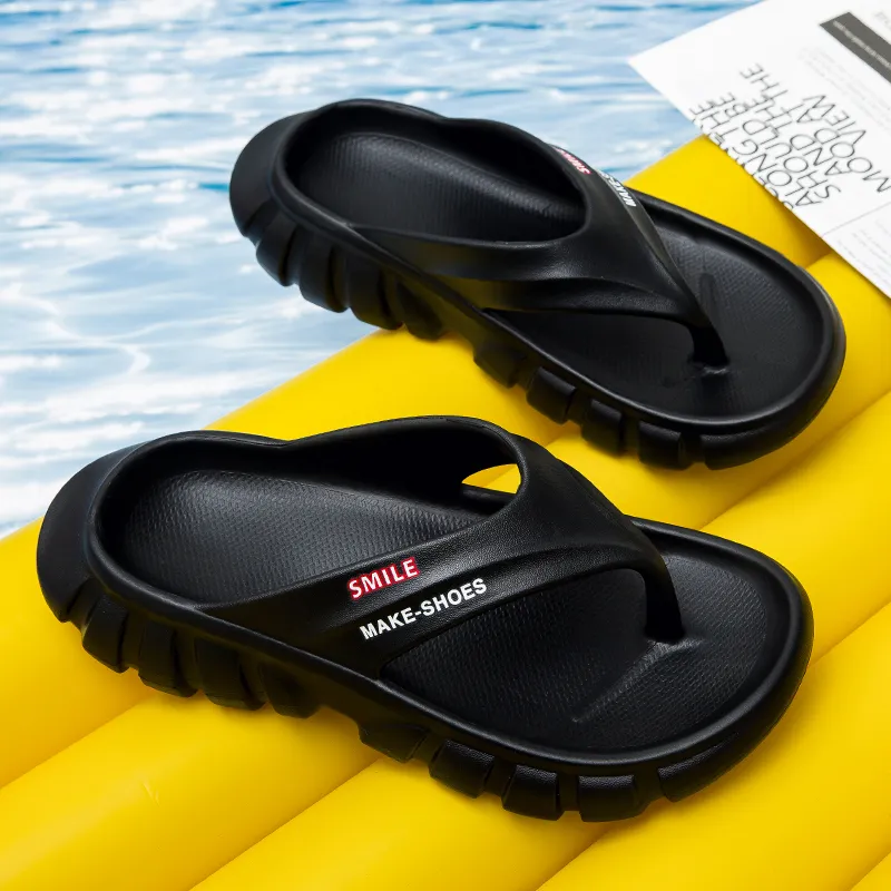 CariteSport EVA Quiet Odor Resistant Abrasion Resistant Slip Resistant Flip Flops Men's-2