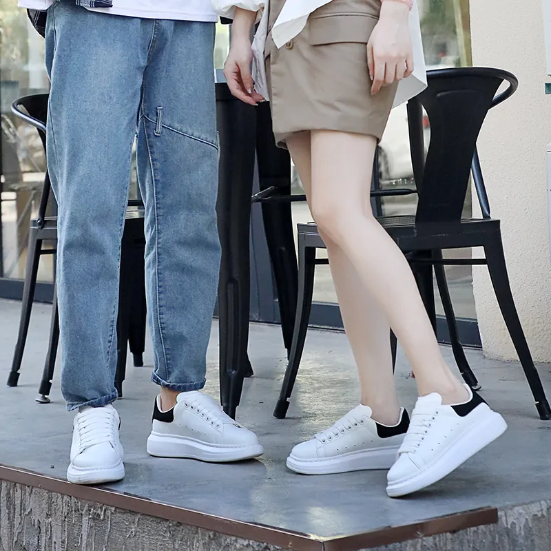 CariteSport Minimalist Style Versatile White Sneakers Abrasion-Resistant Low-Top Casual Shoes Unisex-9