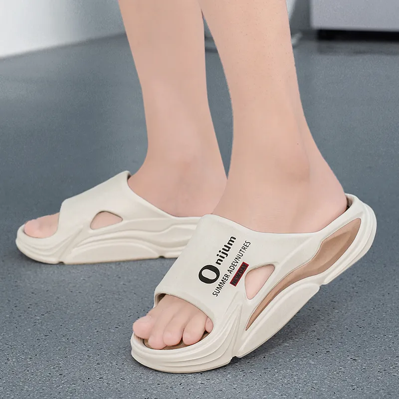 CariteSport EVA Quiet Slip Resistant Odor Resistant Abrasion Resistant Quick Dry Cushioning Slide Slippers Unisex-17