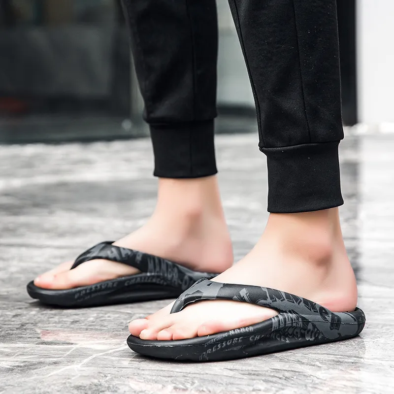 CariteSport EVA Quiet Odor Resistant Abrasion Resistant Slip Resistant Quick Drying Flip Flops Unisex-4