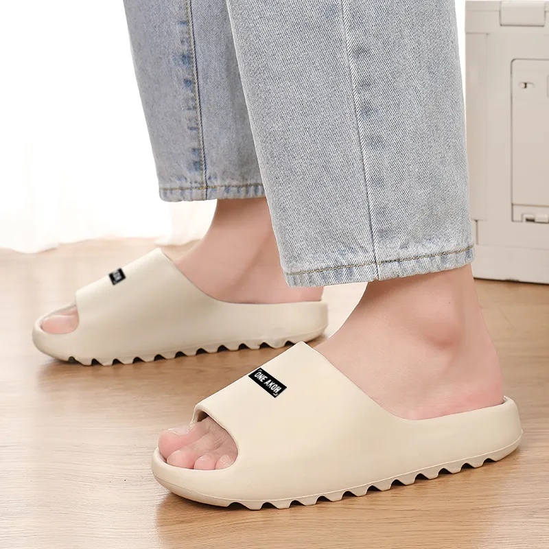 CariteSport EVA Quiet Slip Resistant Odor Resistant Abrasion Resistant Quick Dry Cushioning Slide Slippers Unisex-2