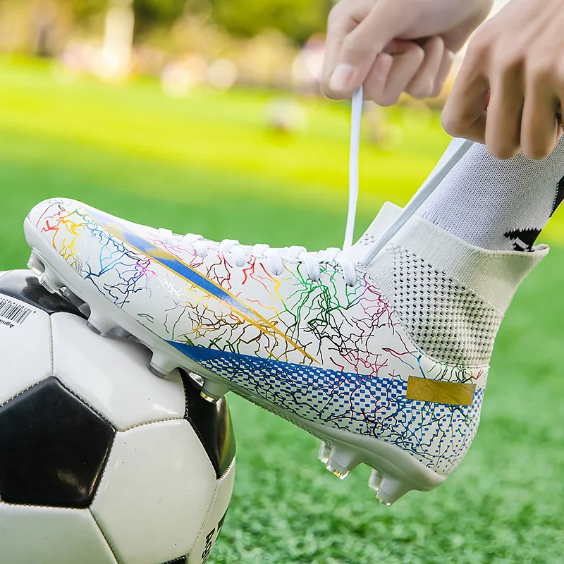 CariteSport Cushioning Wear Resistant Soccer Shoes Unisex-8