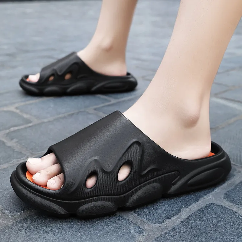CariteSport Quiet Slip-Resistant Odor-Resistant Abrasion-Resistant Slide Slippers Unisex-3