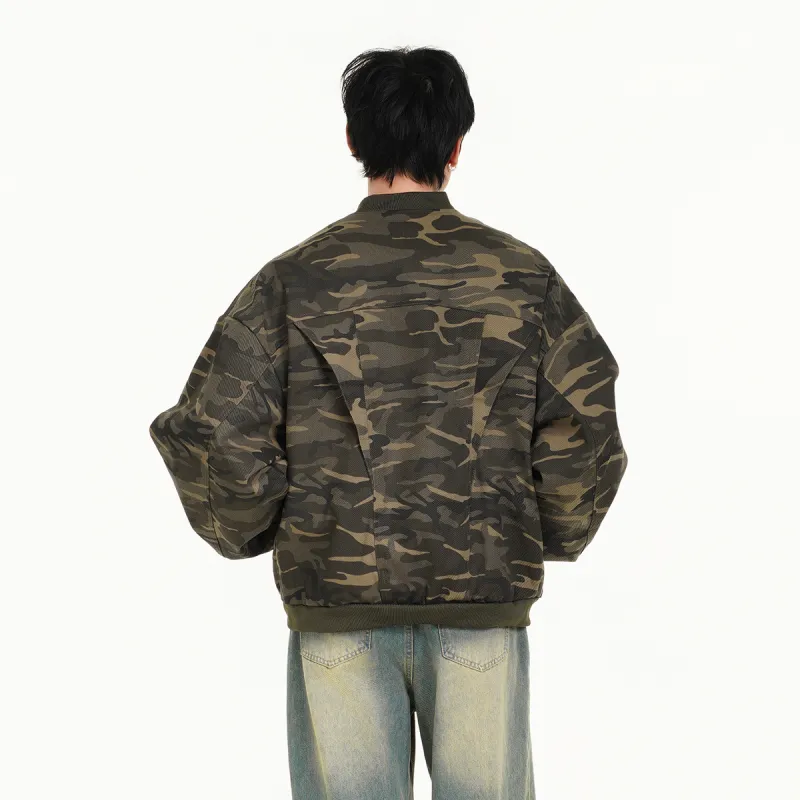 Ice Flying Baseball Jacket Unisex Camouflage-2