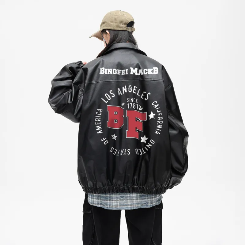 Ice Flying Leather Jacket Unisex-2